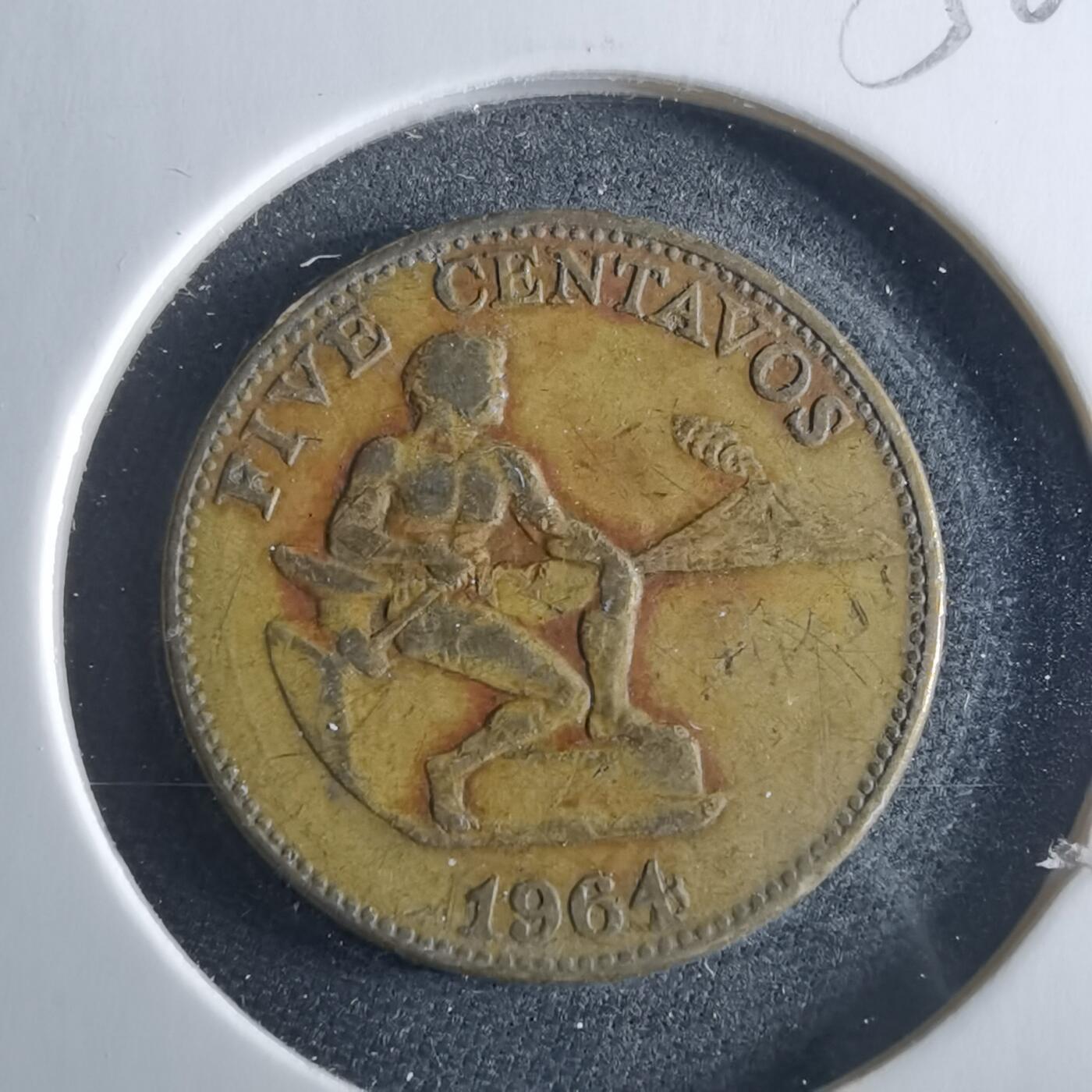 沼泽如烟--第956场 菲律宾1964年五分