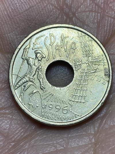 2026年第五场(总第一百七十四场）外国好品散币场(免佣金) - 西班牙🇪🇸1996年25比塞塔(卡斯蒂利亚–拉曼恰自治区纪念币)