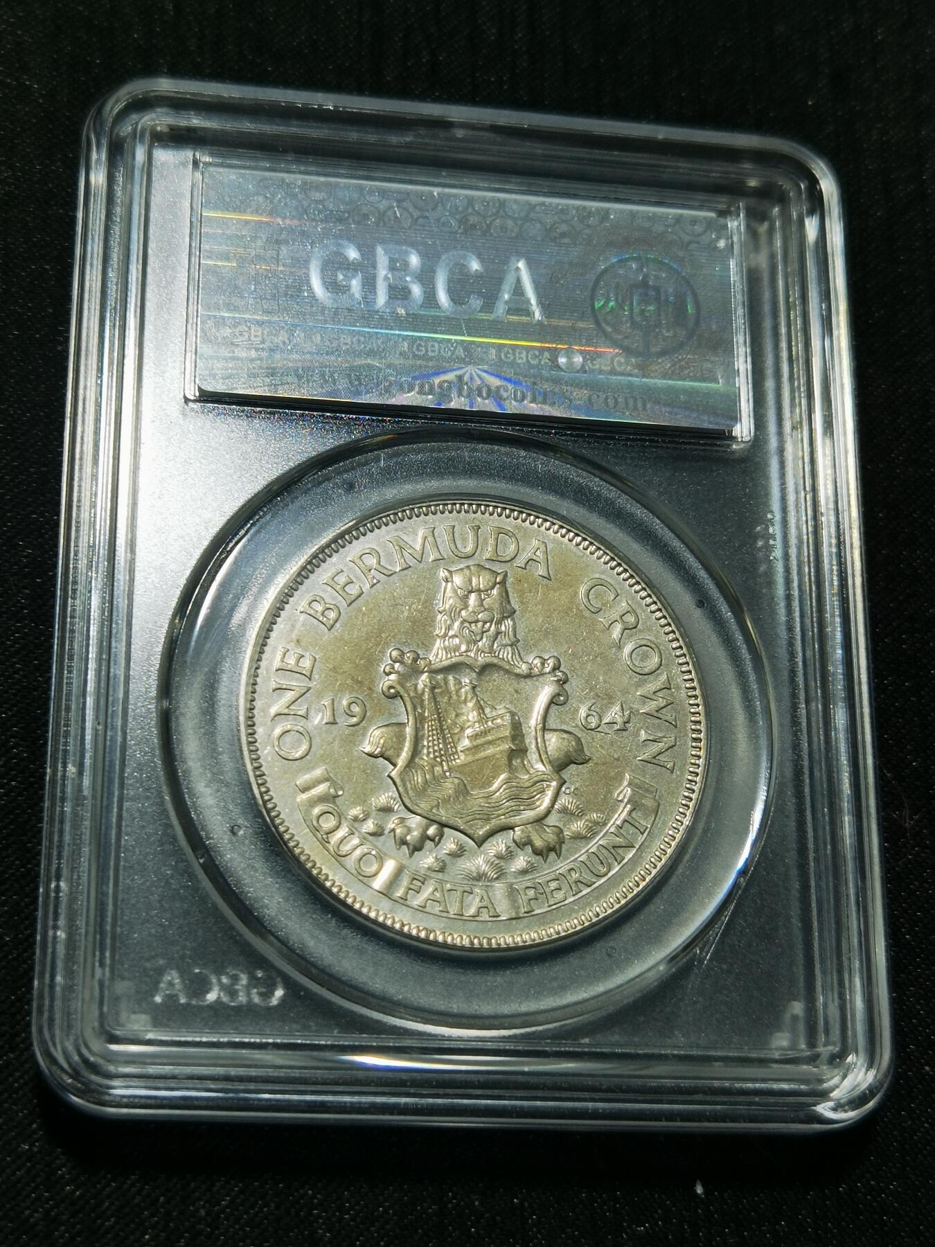 天下钱庄专场欢迎参拍 英属百慕大群岛银币，