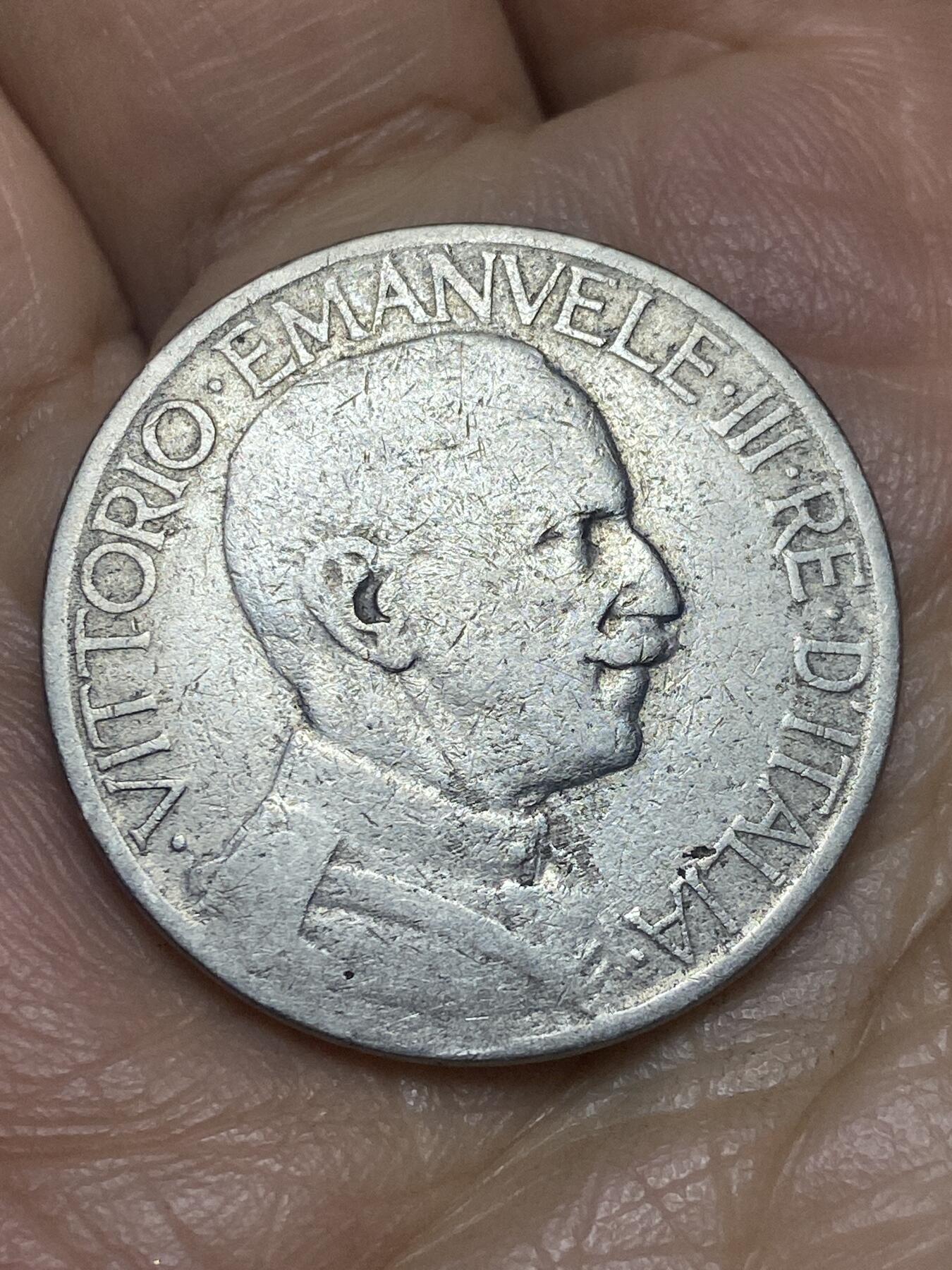 2026年第五场(总第一百七十四场）外国好品散币场(免佣金) 意大利王国1924年2里拉(维托里奥·埃马努埃莱三世第三套)