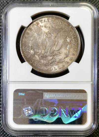甄臻铺-世界币章拍卖（第46期）送拍享返佣金等优惠多多（1月10日精品场，敬请期待） NGC-MS63 美国 1882年 1美元 摩根银币 转光明显 原味包浆