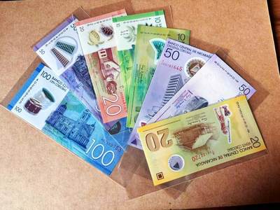 【Blue Auction】世界纸币精拍第773期——18级TOP拍卖/信誉/品质/专业/高效💫 - 【一组8张】尼加拉瓜 10-100科多巴 全新UNC