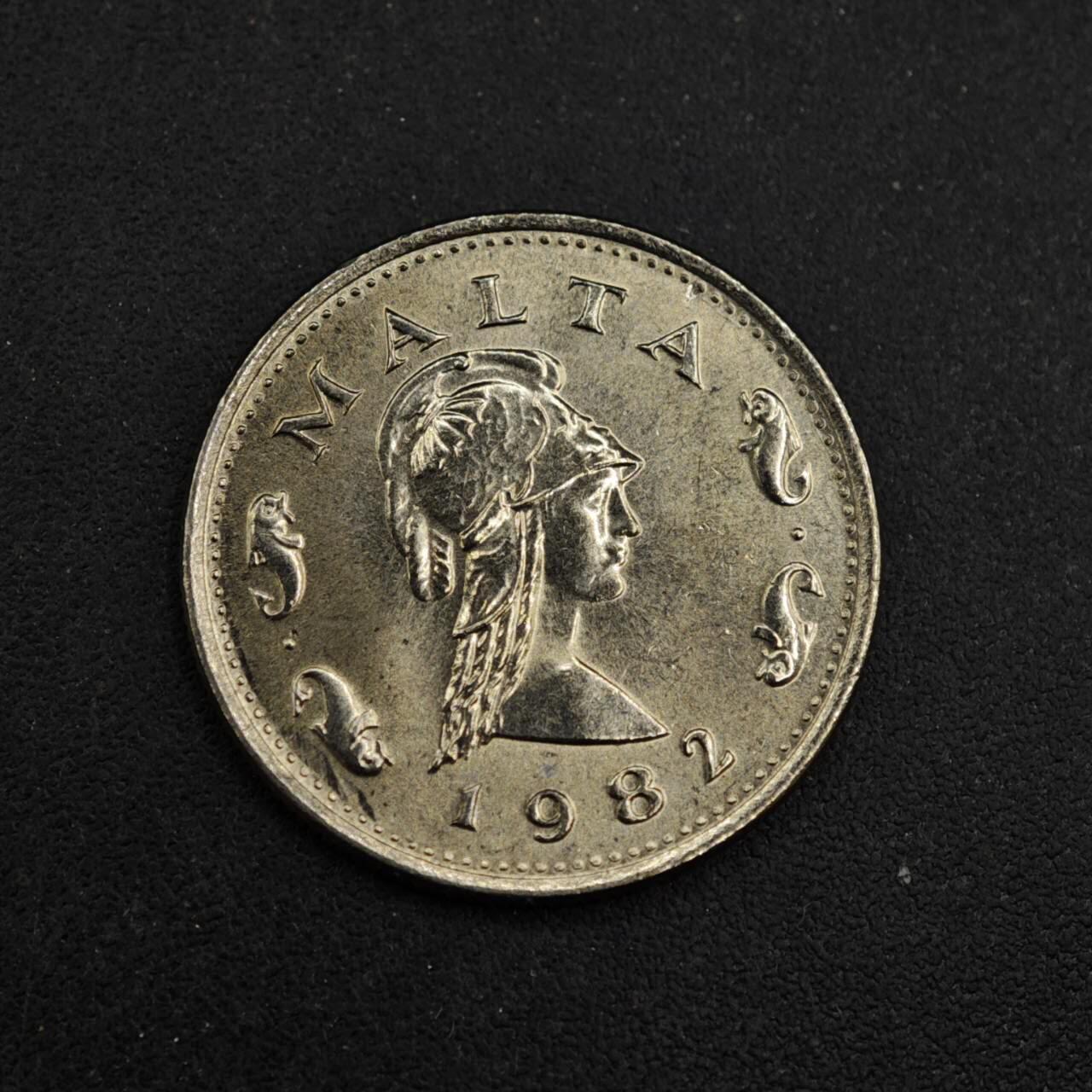 【淘币小摊】实时拍第八百四十三拍   散币场   满百包邮可预留二周 每周一统一发货   马耳他1982年2分镍币