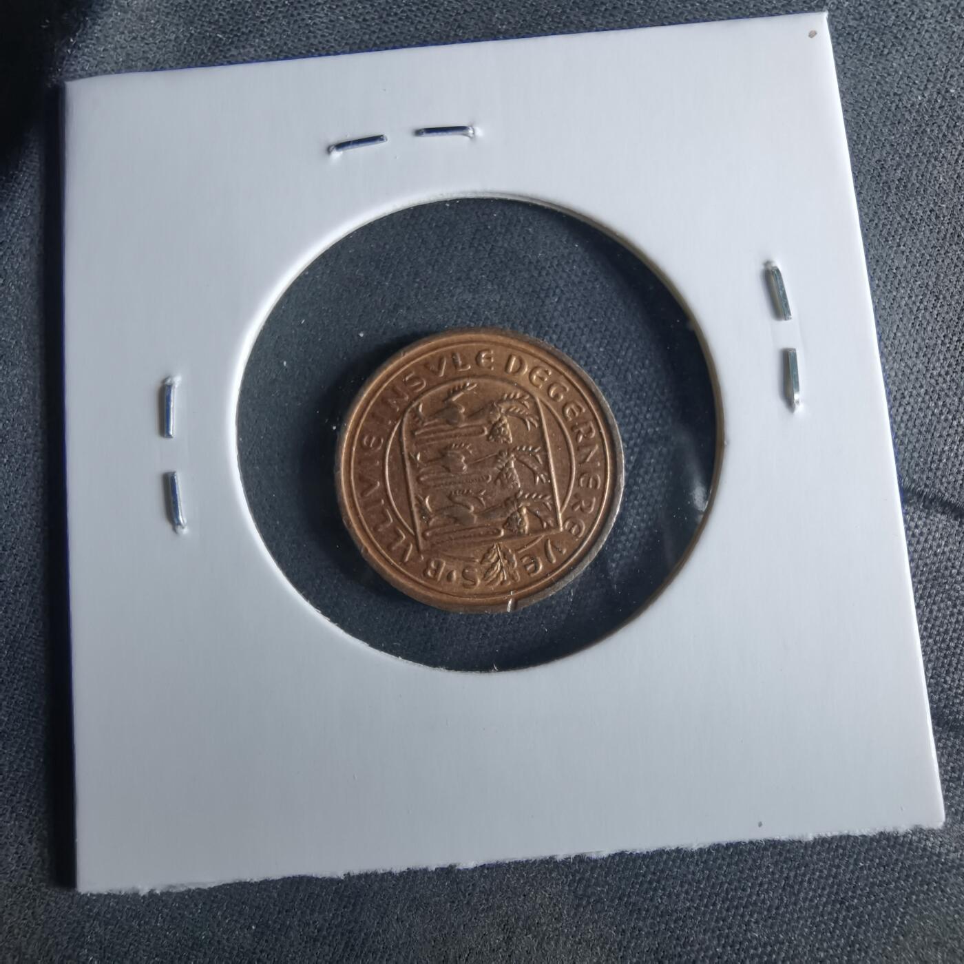 沼泽如烟--第956场 根西1971年半便士