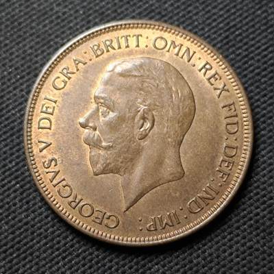 KK钱币收藏小铺  第399期  百期特拍（四拍之三）2月预留时间 周末发货 -  1936英国乔五1便士铜币 好品