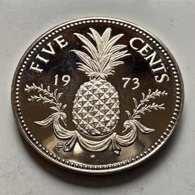 🌹外币初藏🌹🐯2026年第5场  每周二四六晚8️⃣点 接代拍 - 巴哈马1973年女王版5分精制币