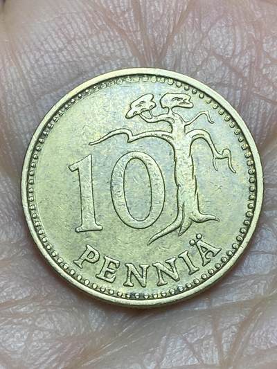 2026年第五场(总第一百七十四场）外国好品散币场(免佣金) - 芬兰🇫🇮1972年10盆尼(S标)