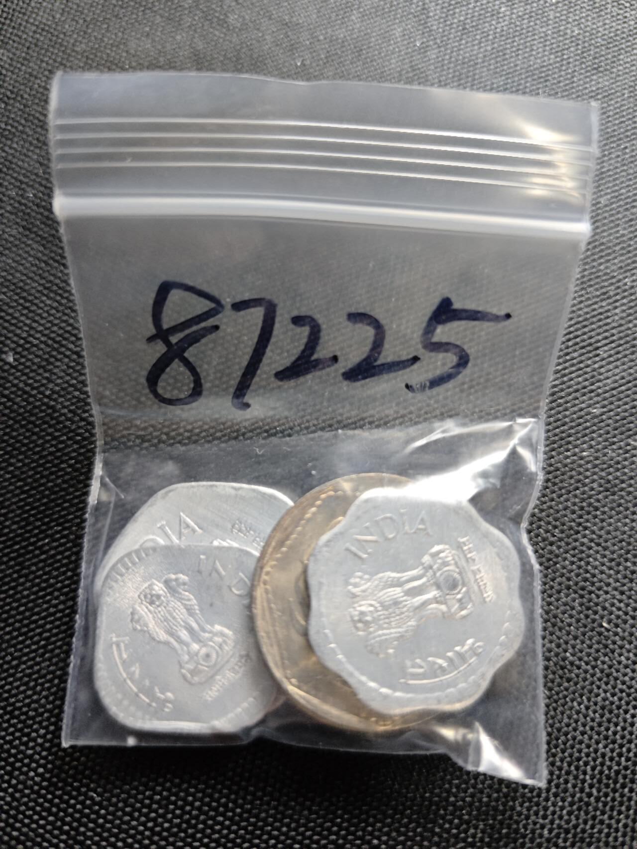 KK钱币收藏小铺  第387期  2月预留时间 周末发货  印度套币 好品