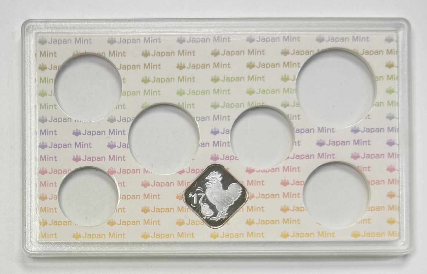 S&S Numismatic世界钱币-拍卖 第118期  日本造币局2017年 生肖鸡 炫彩纪念银章 4.3克999银 买章送原装壳子