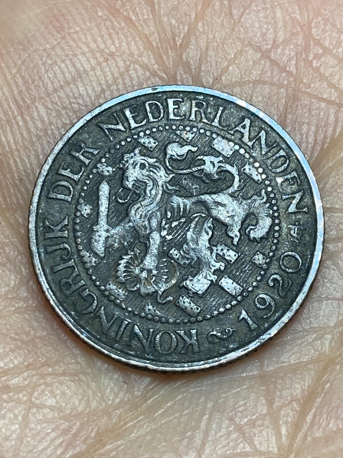 2026年第五场(总第一百七十四场）外国好品散币场(免佣金) 荷兰🇳🇱1920年1分(威廉明娜女王第六版，Seahorse –海马标)