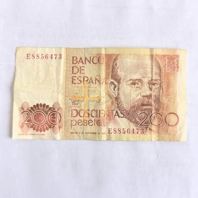 各国外币第108期 无佣金 - 西班牙200比塞塔1980年