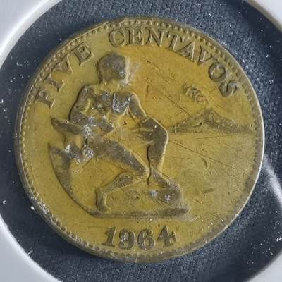 沼泽如烟--第956场 - 菲律宾1964年五分