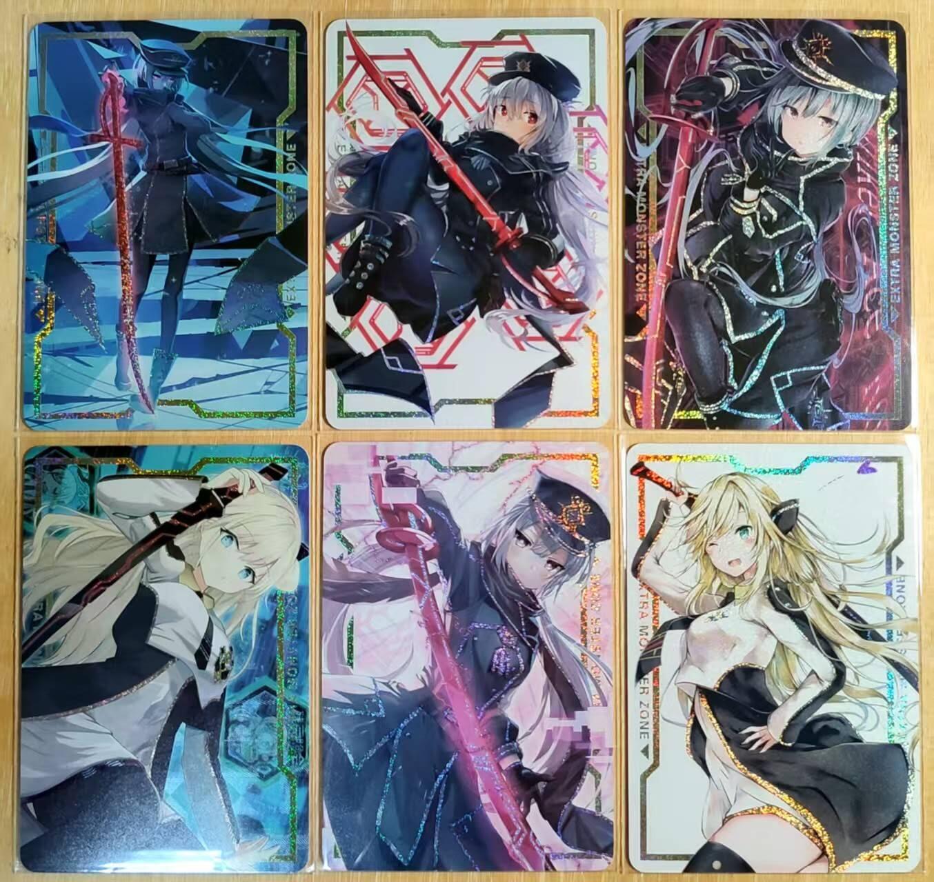 满200包邮！龙虎卡牌-七一场（满200元包邮，无佣金，每周六结拍，欢迎送拍） 小圆点闪6张 闪刀姬 一套