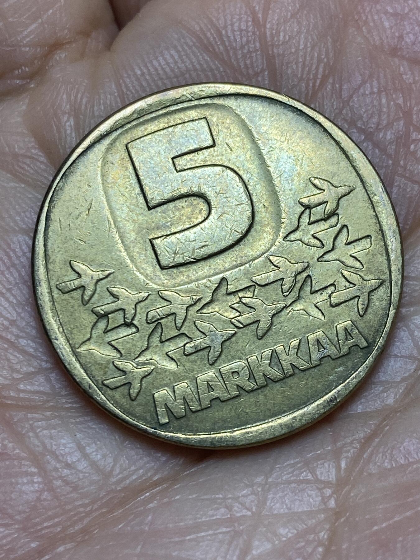 2026年第五场(总第一百七十四场）外国好品散币场(免佣金) 芬兰🇫🇮1983年5马克(K标)