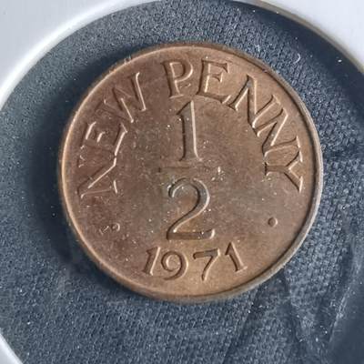 沼泽如烟--第956场 - 根西1971年半便士