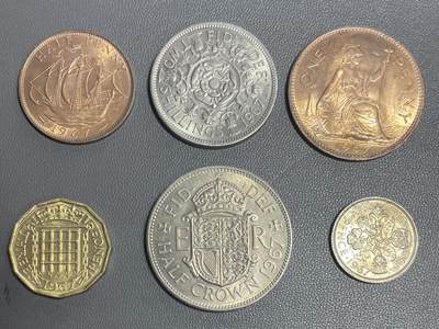 回流20260108 - 英国1967年全新套币组六枚