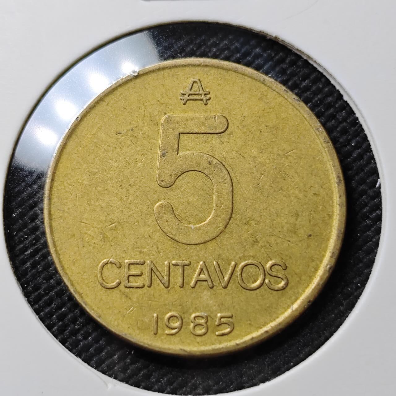 KK钱币收藏小铺  第387期  2月预留时间 周末发货  阿根廷5分 猫