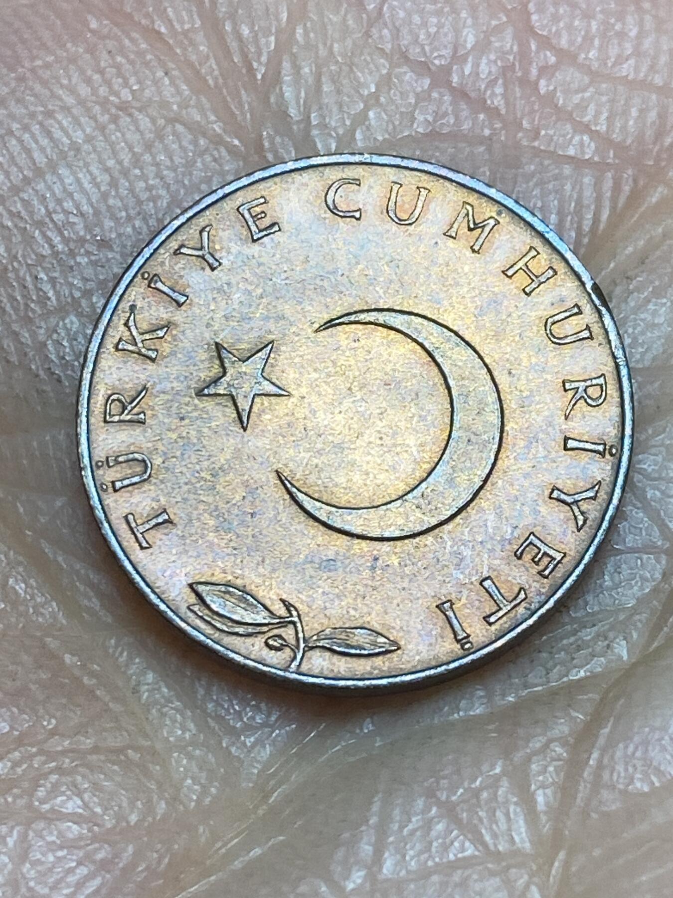 2026年第五场(总第一百七十四场）外国好品散币场(免佣金) 土耳其🇹🇷1968年5库鲁什(第五套第一版关门年，2.5克版)