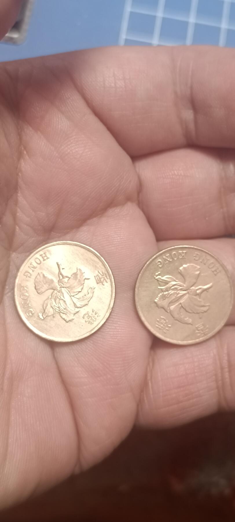 万国钱币阁第二场 弱品紫金花港币2枚②