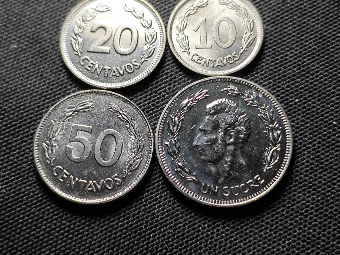 KK钱币收藏小铺  第387期  2月预留时间 周末发货  厄瓜多尔一套