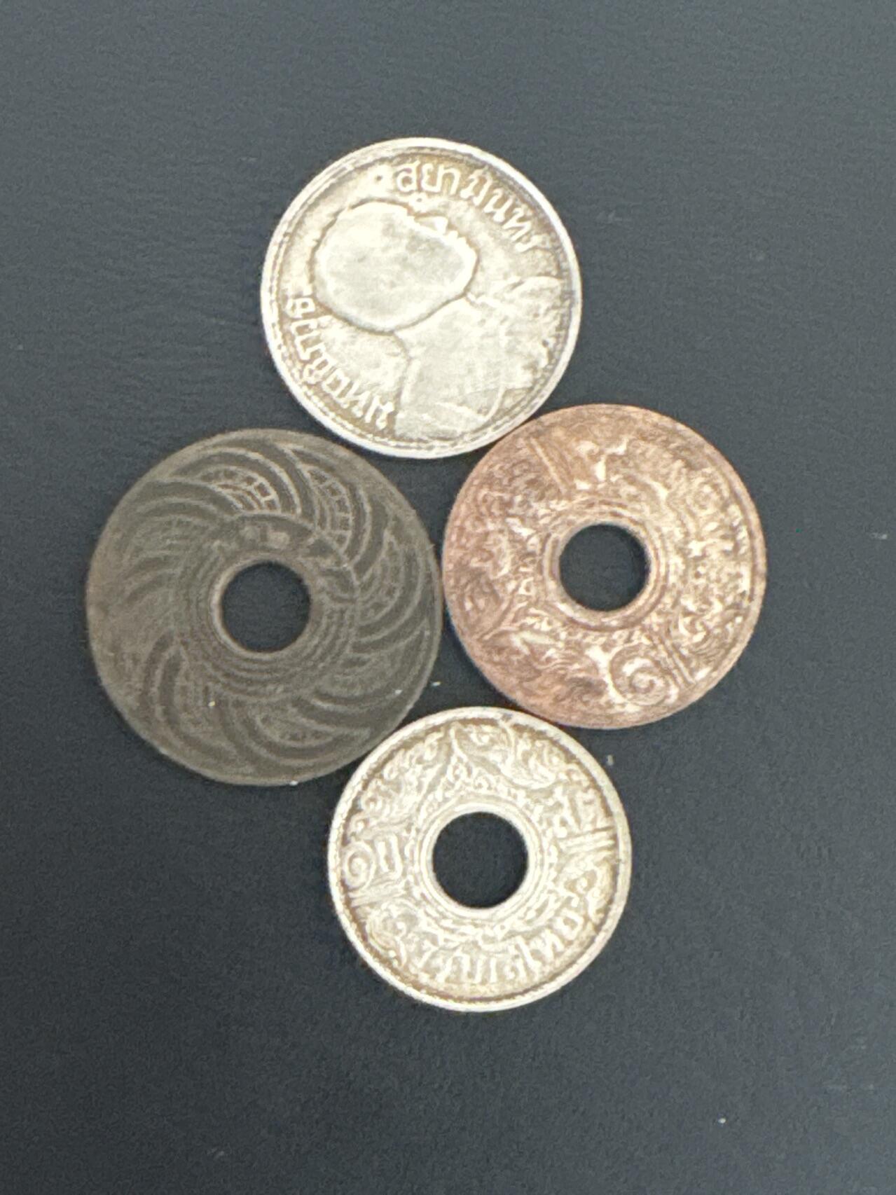 ❤️【币观天下】❤️ 第338期钱币拍卖- 2026.1.9周五晚上6点半场-长期征集拍品 泰国3银1铜