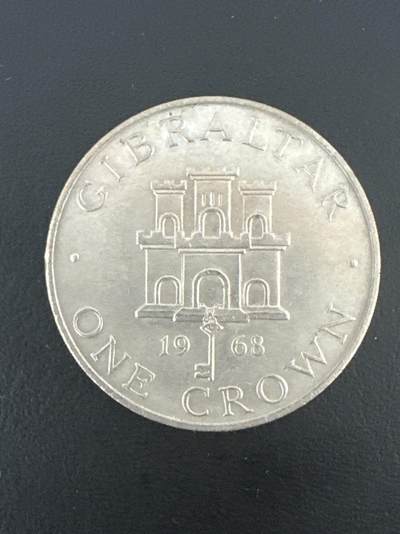 ❤️【币观天下】❤️ 第338期钱币拍卖- 2026.1.9周五晚上6点半场-长期征集拍品 - 直布罗陀1968年1元镍质纪念币