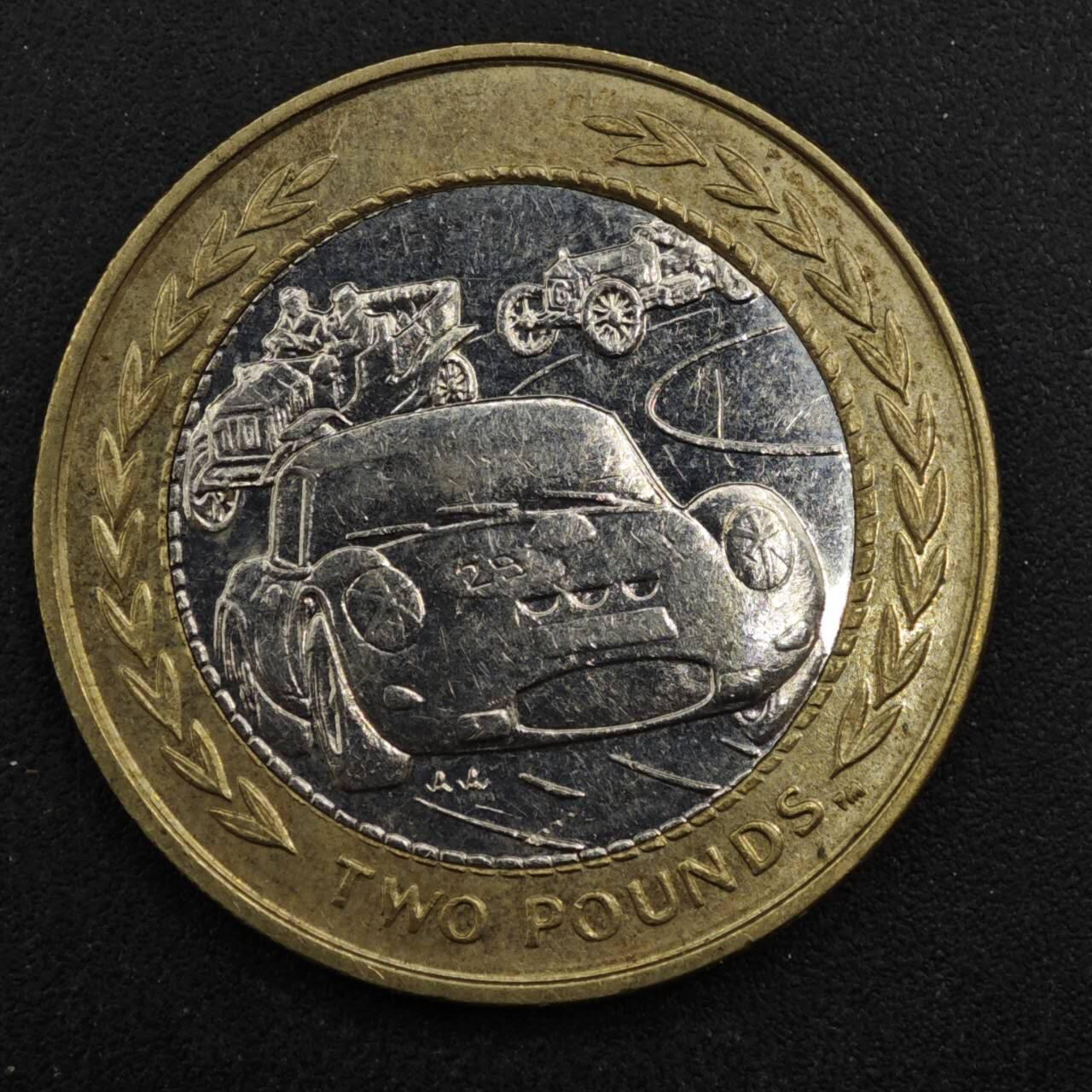 【淘币小摊】实时拍第八百四十三拍   散币场   满百包邮可预留二周 每周一统一发货   马恩岛1998年2镑