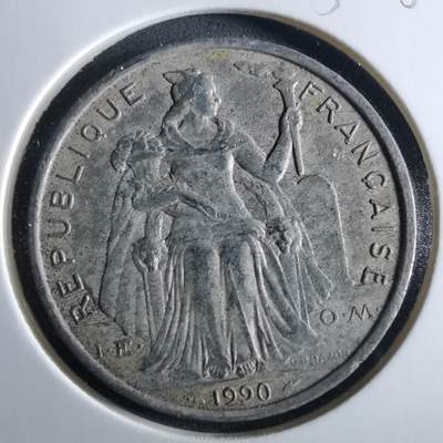 沼泽如烟--第956场 - 法属波利尼西亚1990年5法郎