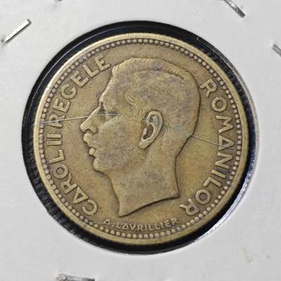 KK钱币收藏小铺  第399期  百期特拍（四拍之三）2月预留时间 周末发货 -   1930罗马尼亚10列伊铜币 独年