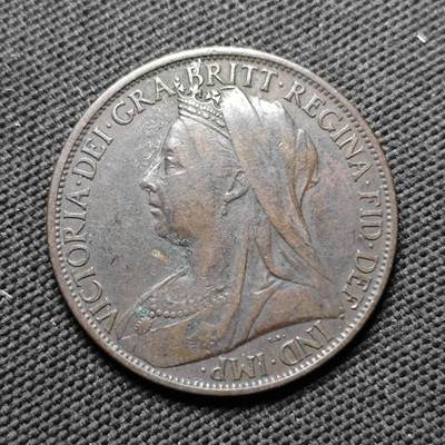 KK钱币收藏小铺  第399期  百期特拍（四拍之三）2月预留时间 周末发货 -  1898香港维多利亚女王1便士铜币