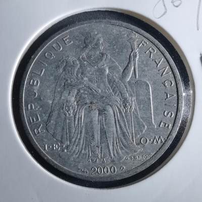 沼泽如烟--第956场 - 法属波利尼西亚2000年5法郎