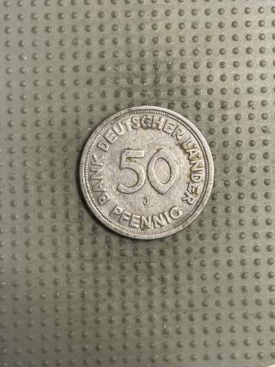 2026年第5场各国散币拍卖（总第155场） - 德国1949年银行版50芬尼