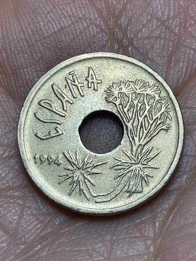 2026年第五场(总第一百七十四场）外国好品散币场(免佣金) - 西班牙🇪🇸1994年25比塞塔(加那利群岛纪念币)