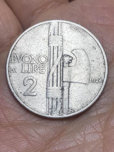 2026年第五场(总第一百七十四场）外国好品散币场(免佣金) - 意大利王国1924年2里拉(维托里奥·埃马努埃莱三世第三套)
