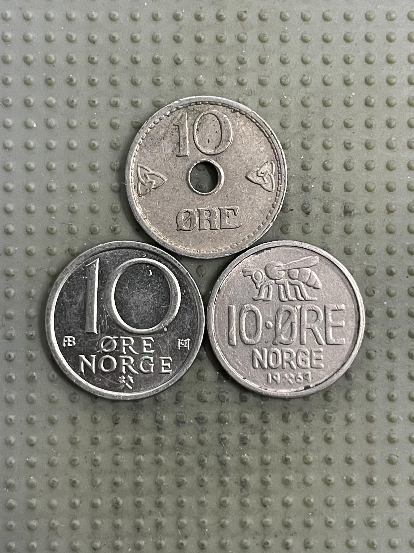 2026年第5场各国散币拍卖（总第155场） 挪威10欧尔3枚