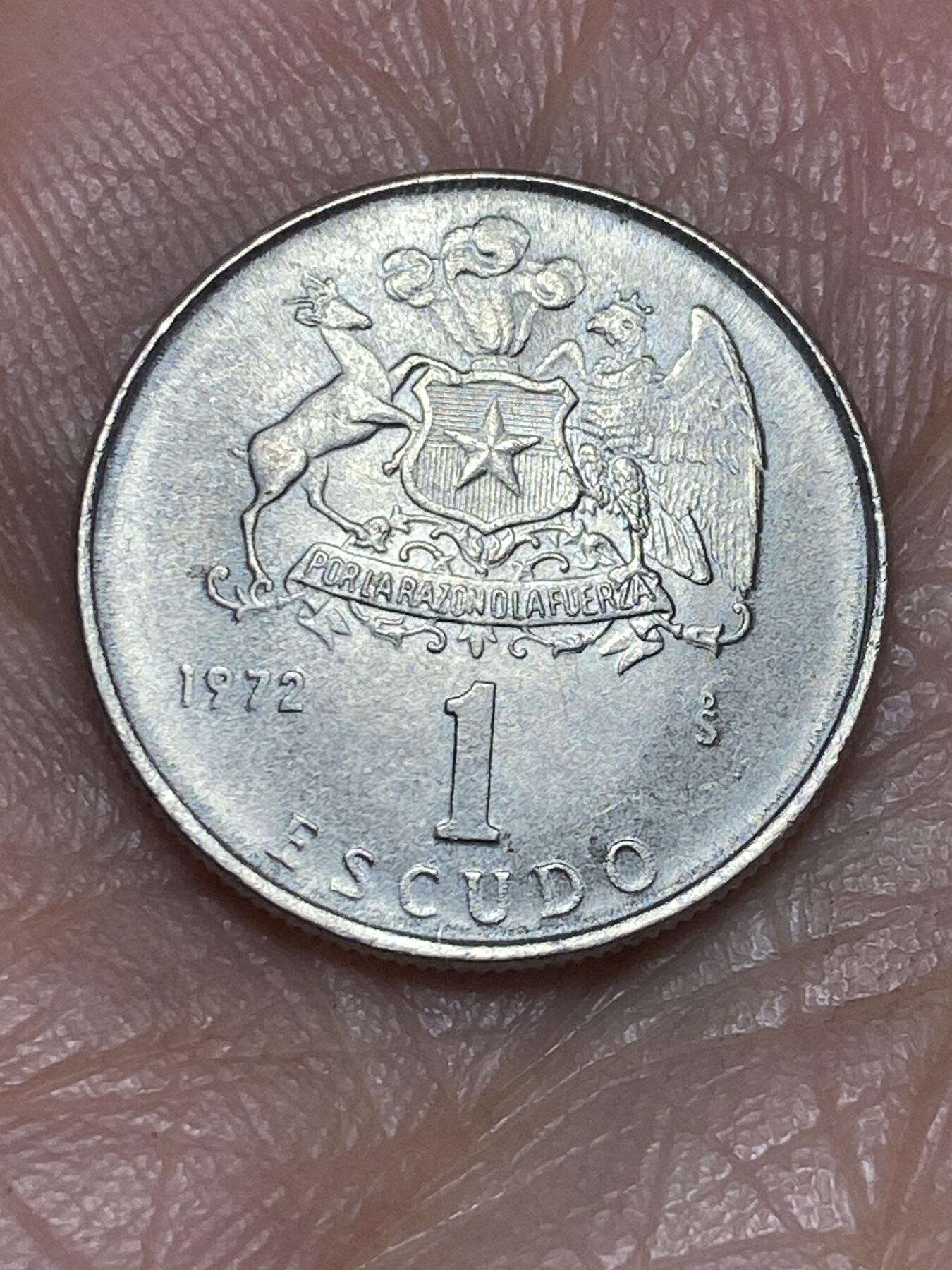 2026年第五场(总第一百七十四场）外国好品散币场(免佣金) 智利🇨🇱1972年1埃斯库多