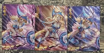 满200包邮！龙虎卡牌-七一场（满200元包邮，无佣金，每周六结拍，欢迎送拍） - 粗闪3张 黑魔女