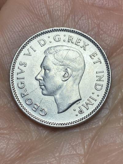 2026年第五场(总第一百七十四场）外国好品散币场(免佣金) - 加拿大🇨🇦1938年5分(乔治六世第一版，发行量最少年份)