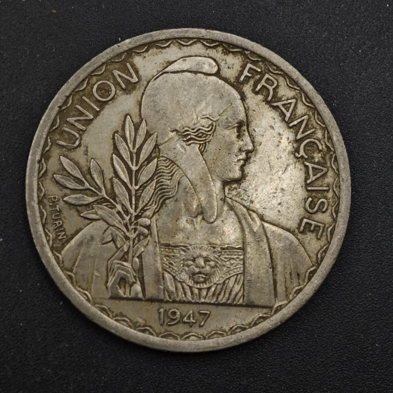 【淘币小摊】实时拍第八百四十三拍   散币场   满百包邮可预留二周 每周一统一发货   法属印支1947年1皮阿斯特