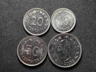 KK钱币收藏小铺  第387期  2月预留时间 周末发货 -  厄瓜多尔一套