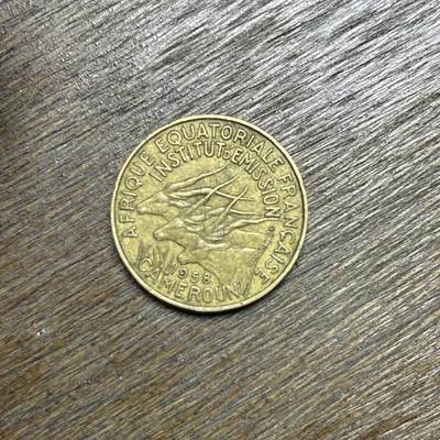 【铜匠收藏】★第135场★散币场，不寄存！！无佣金，30包邮。不满30元，支付5元运费。《接受代拍 代送NGC评级》 - 1958 喀麦隆 5法郎 铜币