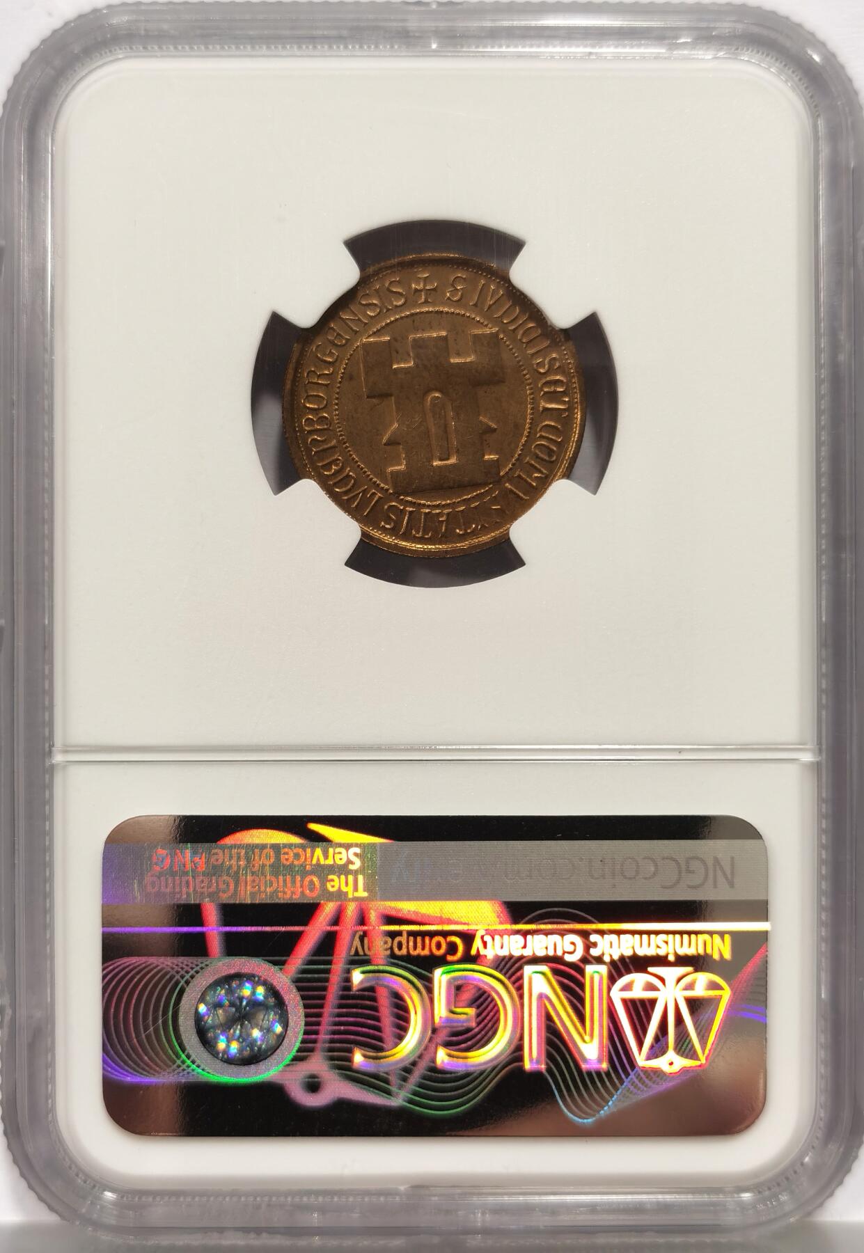 博洋堂世界钱币拍卖第156期（全场包邮） NGC UNC 错杀卢森堡1963年20法郎辅币样币一枚，发行量只有几十枚的名誉品样币！