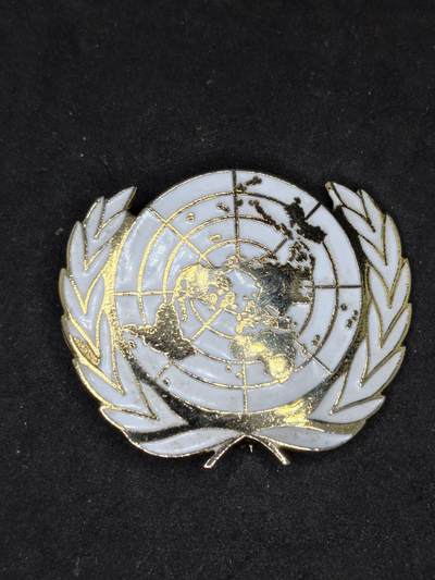 凯旋世界勋赏（第21期冬季大拍）（欢迎送拍）（对拍品有疑问请询问客服，不接受到手刀，出价默认拍品品相。请认真阅读拍卖规则！出价默认已认可！）（收到货请录制开箱视频，无视频概不处理问题。） - 联合国维和部队帽徽 