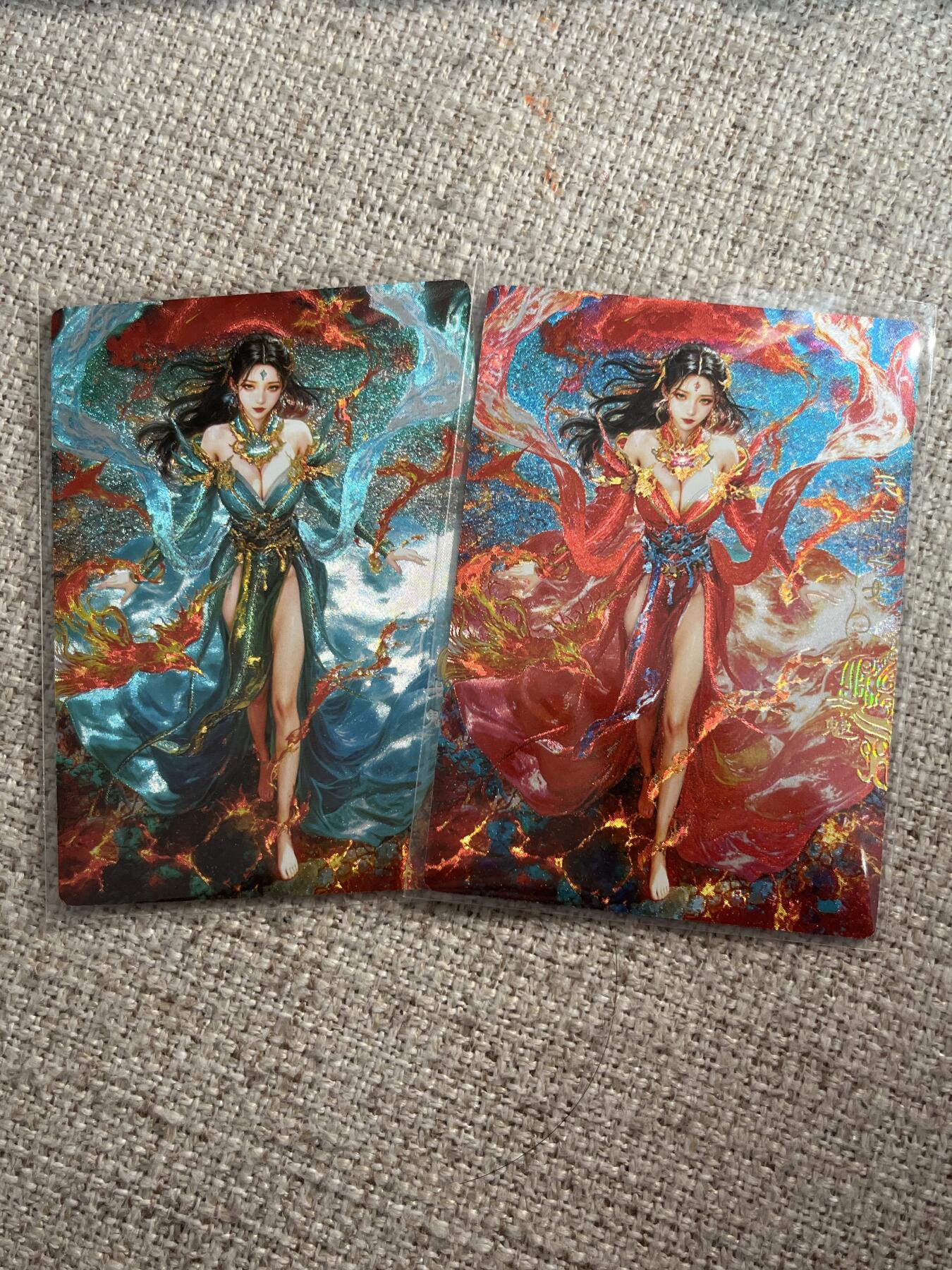 欢迎送拍、零成本上架，释放现金流，合理分配上拍卡品 【折光一对】宗rich 天帝之女 奇典卡牌