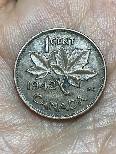 2026年第五场(总第一百七十四场）外国好品散币场(免佣金) - 加拿大🇨🇦1942年1分(乔治六世第一版)