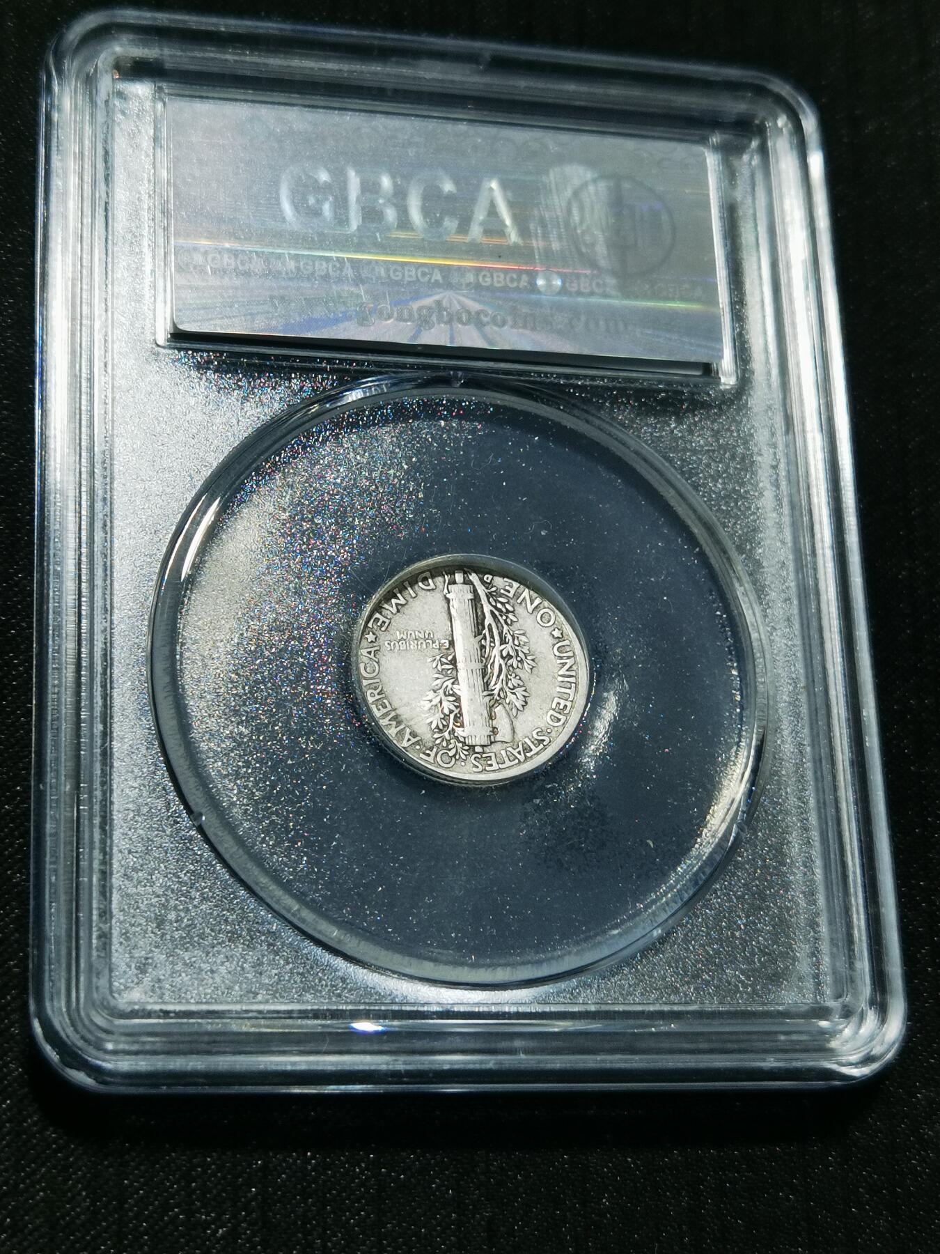 天下钱庄专场欢迎参拍 美国墨丘利10分银币