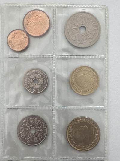 ❤️【币观天下】❤️ 第338期钱币拍卖- 2026.1.9周五晚上6点半场-长期征集拍品 - 丹麦流通币7枚一套