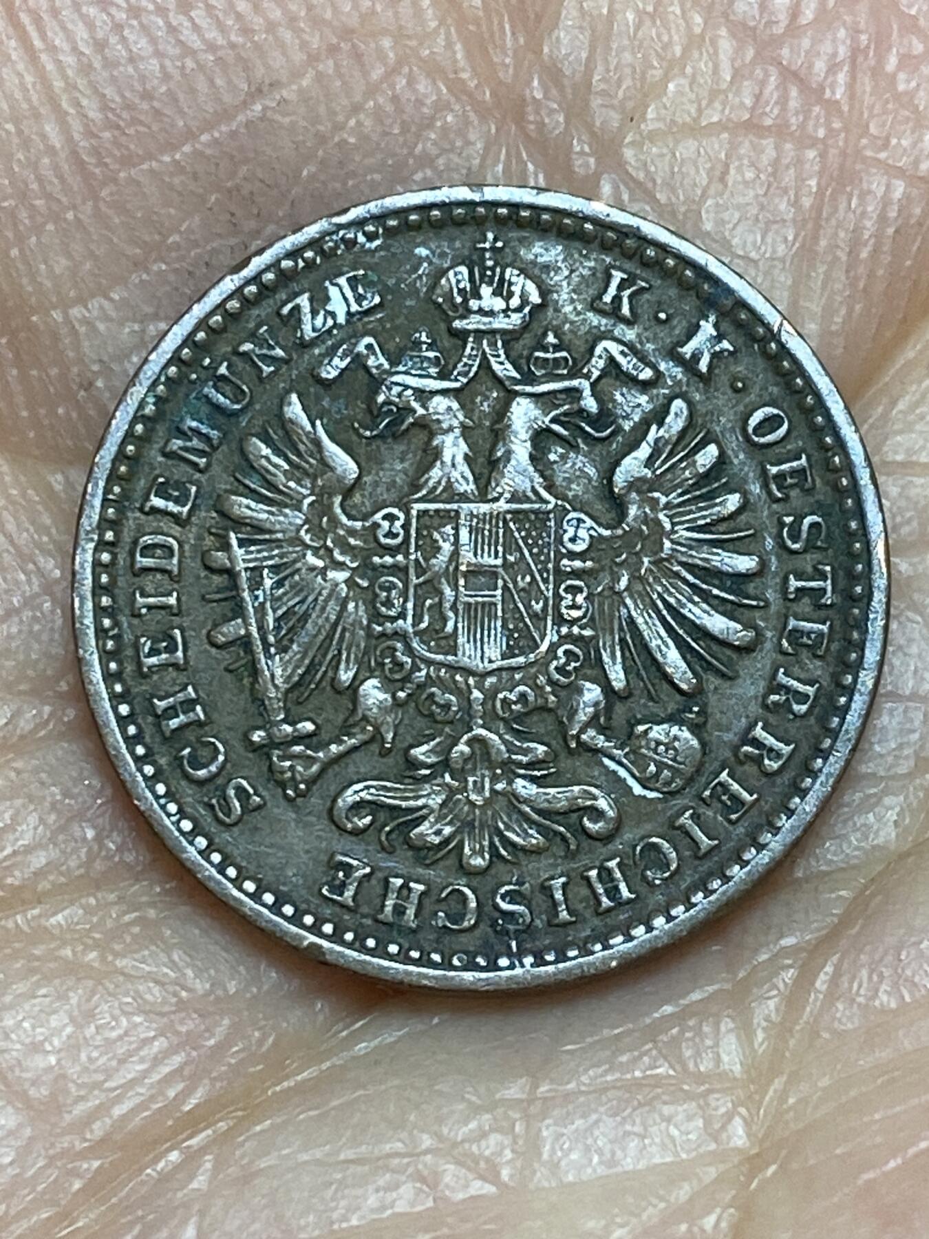 2026年第五场(总第一百七十四场）外国好品散币场(免佣金) 奥地利帝国1885年1克鲁泽(奥匈帝国–弗朗茨·约瑟夫一世第三版，首发年仅发行2年)