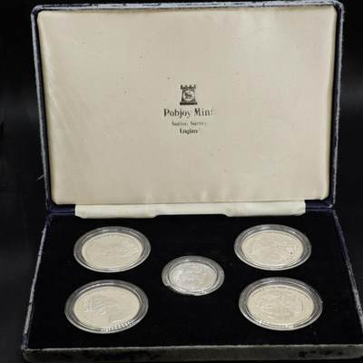 【淘币小摊】实时拍第八百四十三拍   散币场   满百包邮可预留二周 每周一统一发货   - 马恩岛1990年世界杯银币4枚套含造币厂章 含28.28克925银币4枚 参考银价2020