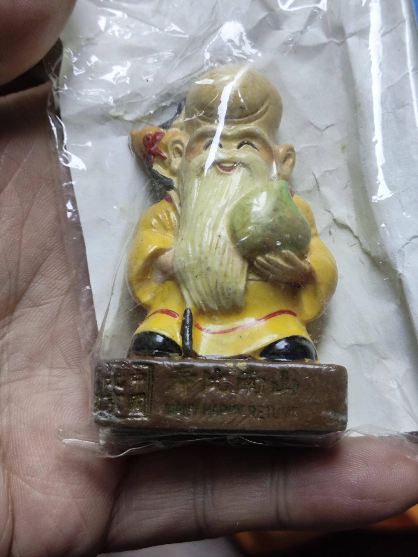 风光无限，精美冰箱贴A 寿比南山寿星造型的创意磁性树脂冰箱贴‌